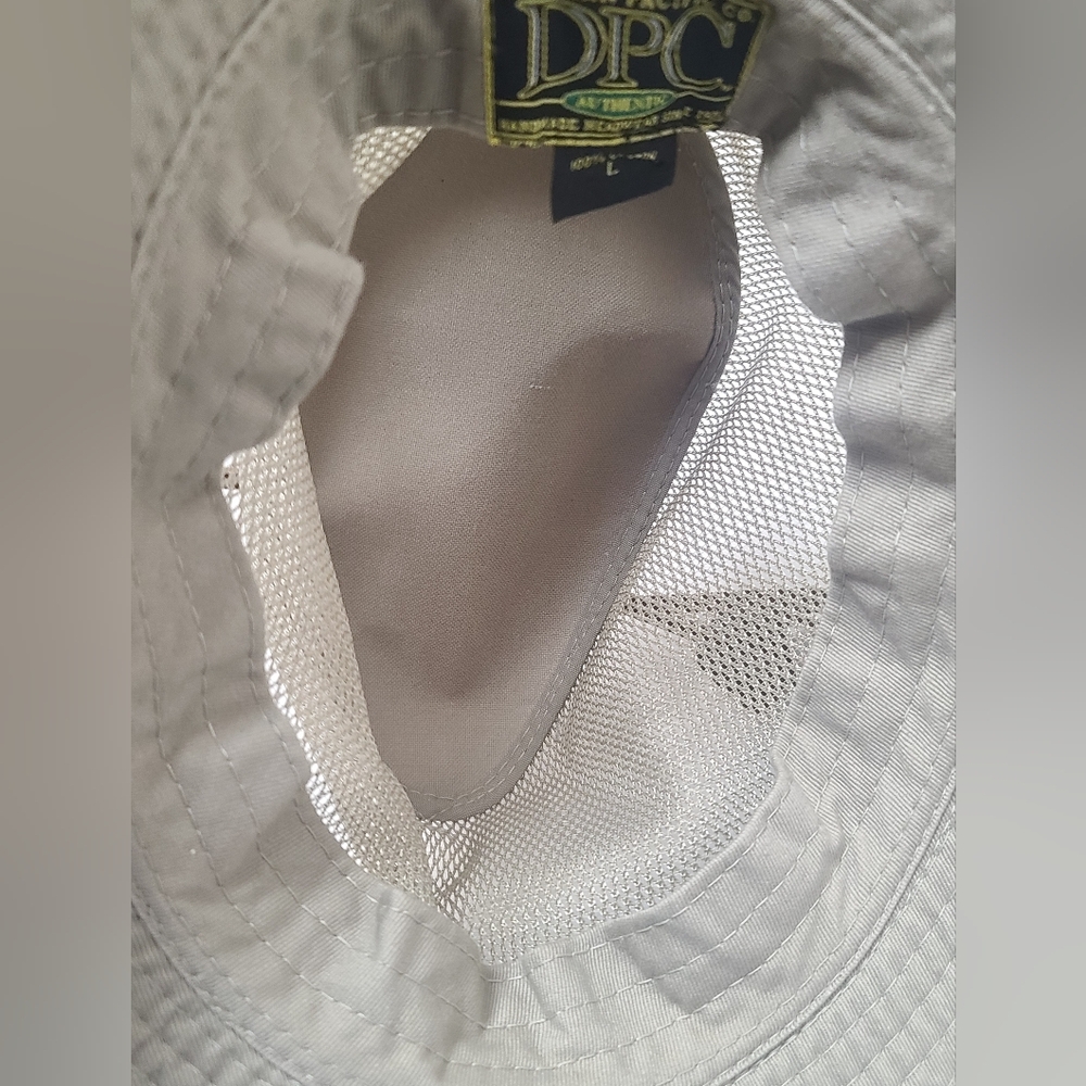 DPC Khaki Wide Brim Sun Hiking Hat, Packable, Size Large - Picture 4 of 7